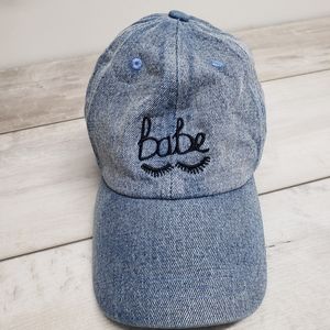 Torrid Denim Baseball Cap Hat The Style Club Babe Hook & Loop Closure